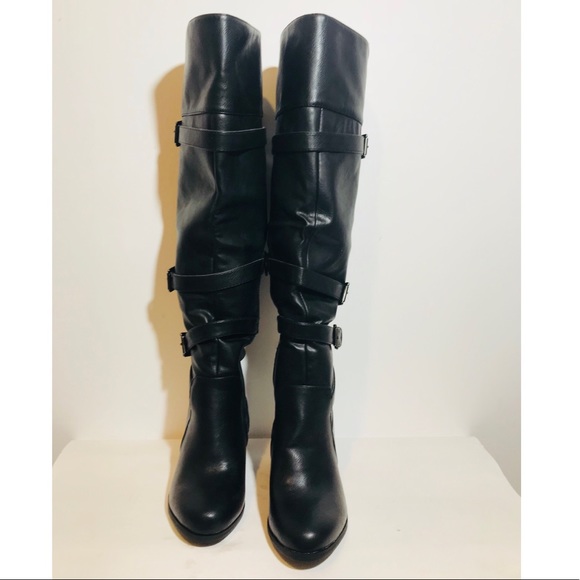 Black Womens Boots Size 7 - Picture 3 of 6